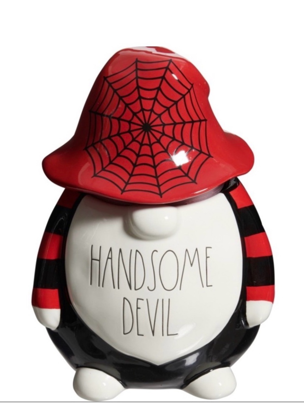 🌀 New Rae Dunn Handsome Devil Gnome Canister